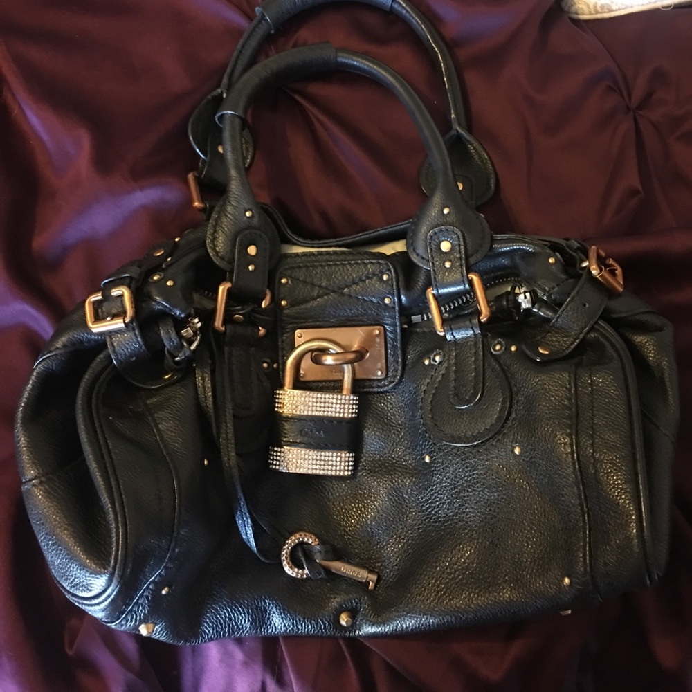 Chloé lock and key handbag