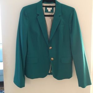 Teal J Crew blazer