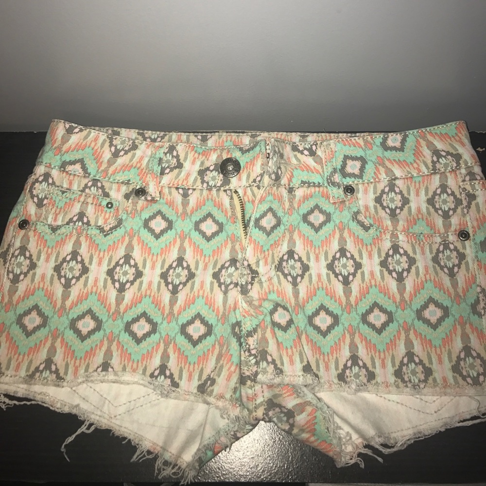 Mudd Aztec print shorts