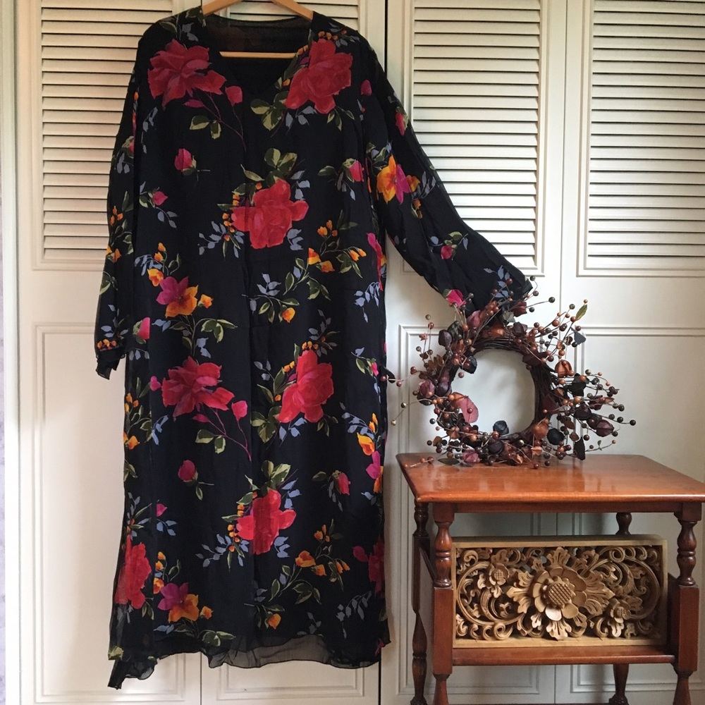 Floral Chiffon Dress