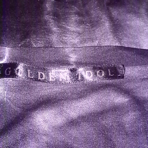 NWOT Golden Idol 100% Silk Tie Dye T - Picture 4 of 4