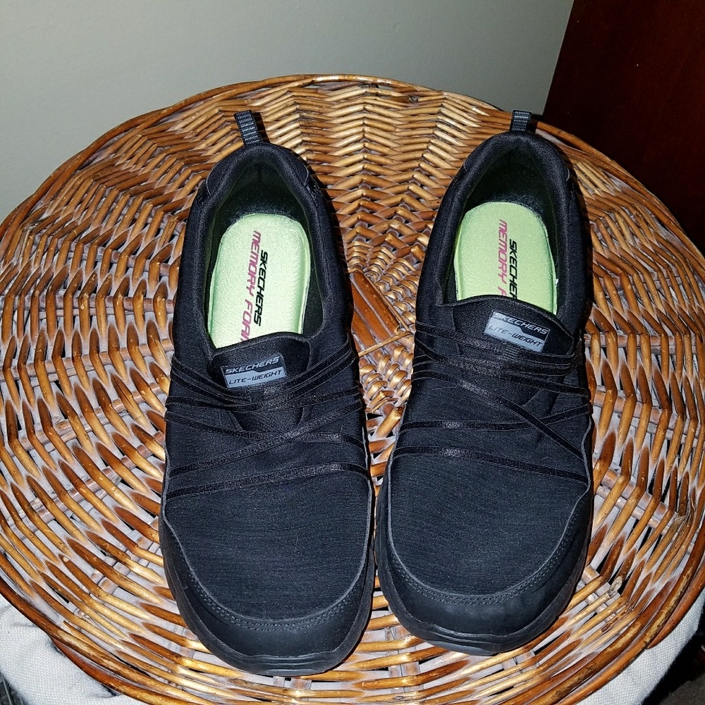 Skechers Memory Foam Light Weight Slipons Shoes