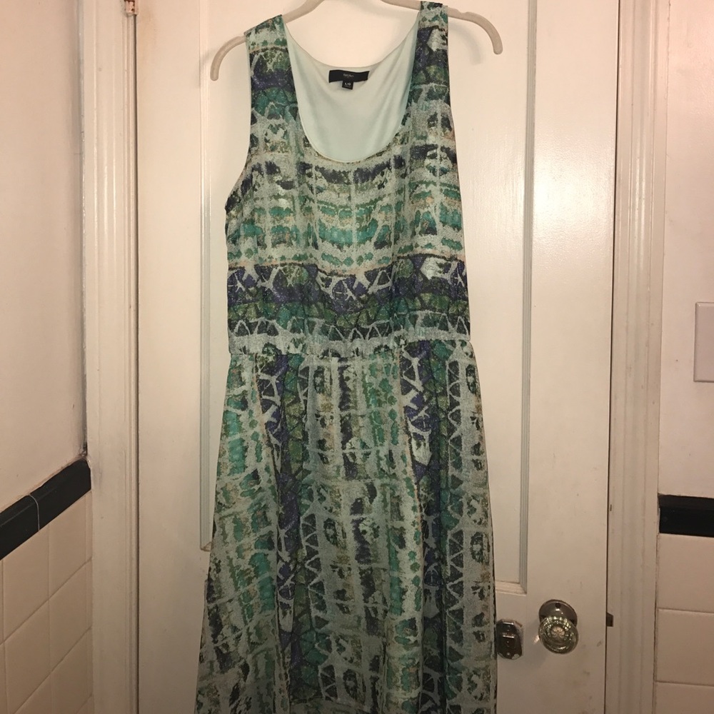 Multicolored Mossimo high low dress