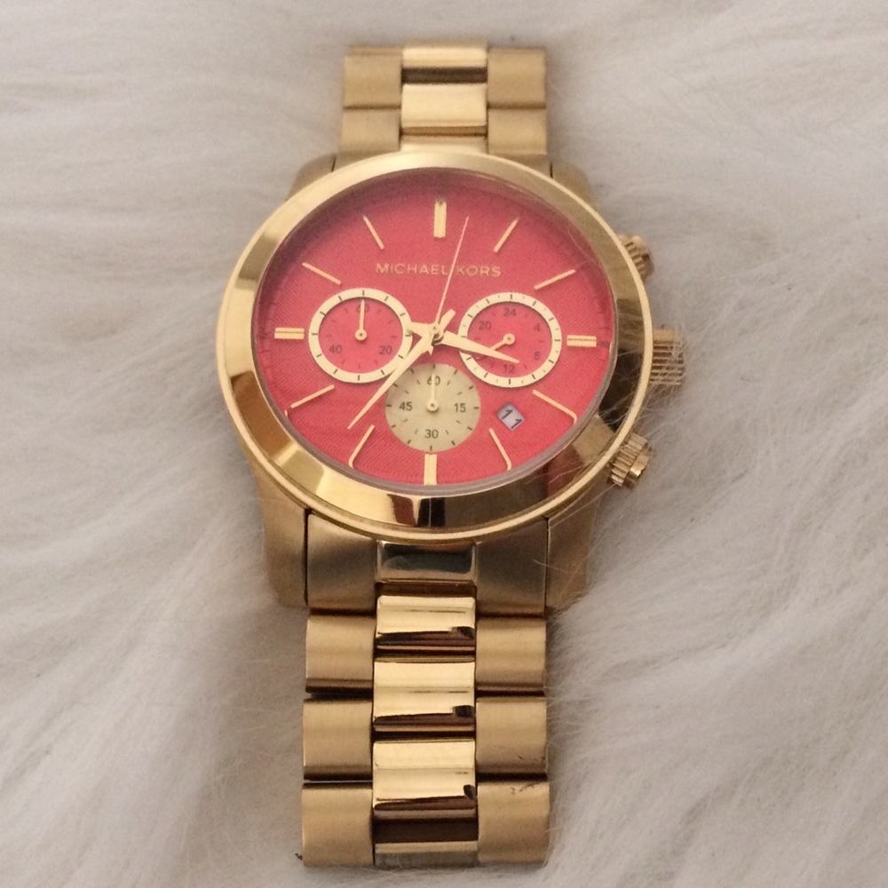 Michael Kors Women's MK5390 Runway Gold Watch