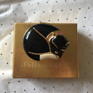 Vintage Estée Lauder Sleeping Cat Compact