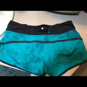 Lululemon speed shorts 2- way