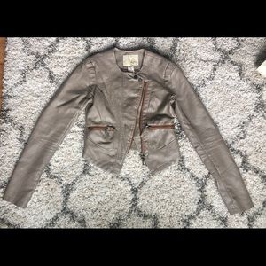 BKE Faux Leather Jacket