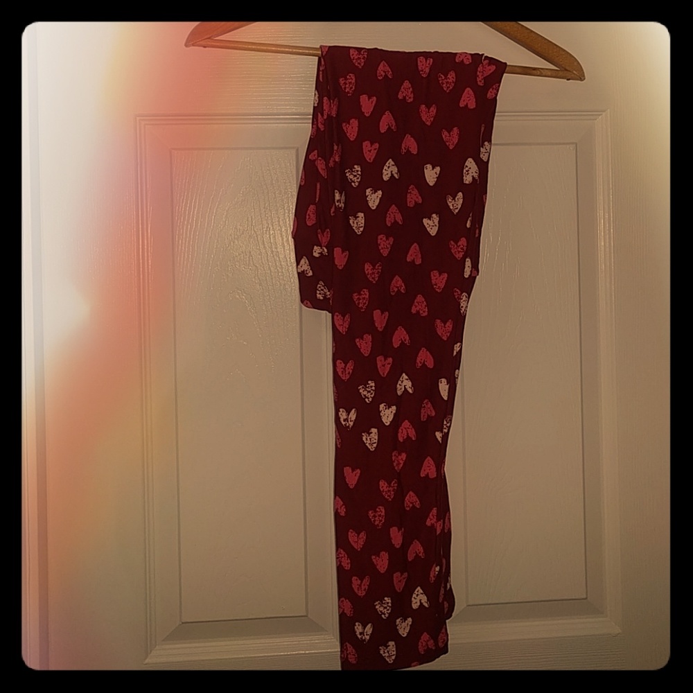 LuLaRoe TC Valentine's Leggings BNWT