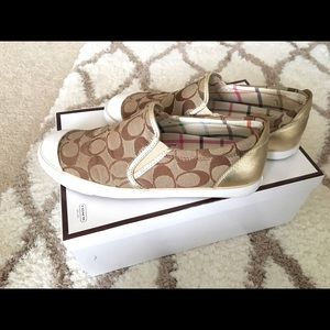 Coach slip on sneakers