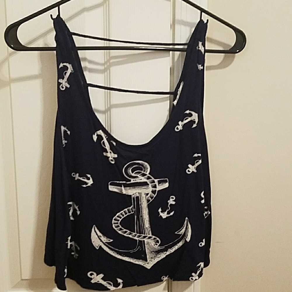 Anchor crop top