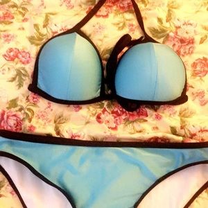 Triangle top bathing suit