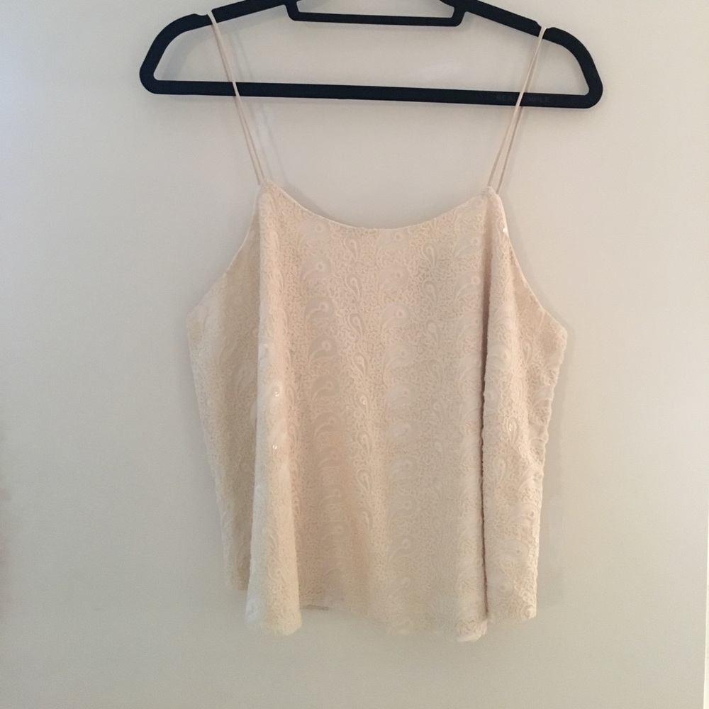 Embroidered white top