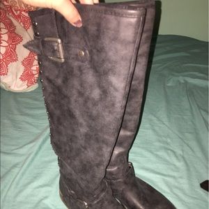 CACTUSS Black Leather Boots