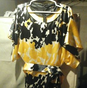 Silk komono style dress