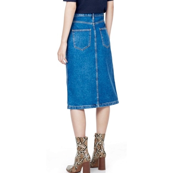Mango Skirts Nwt Mango Denim Skirt 9 Poshmark