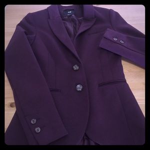 H&M Burgundy Blazer.