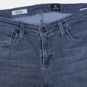 AG Stevie Slim Straight Gray Denim AG Stevie Slim Straight Gray Denim