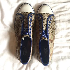 Coach Tan Tennis Shoes