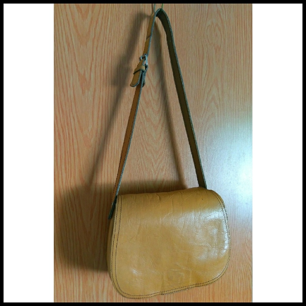 VTG Leather Saddle Bag