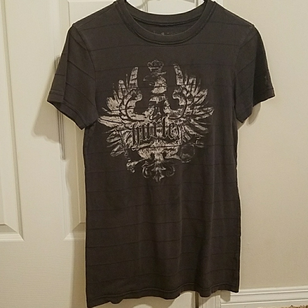 Gray graphic tee