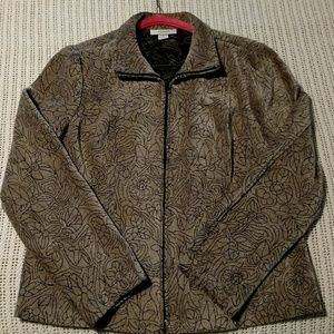 Jacket, moss green/black