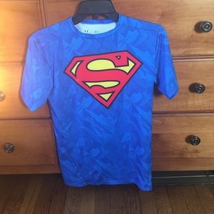Mens Under Armour superman compression shirt