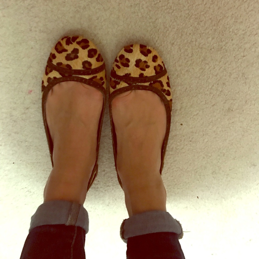*REDUCED* Ralph Lauren leopard flats