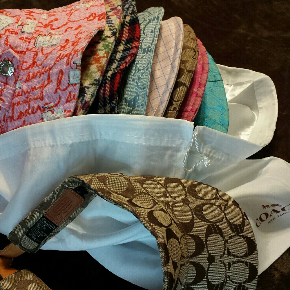 My Coach hat collection!