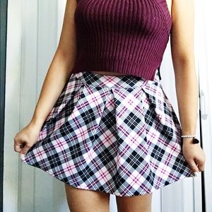 Plaid Skirt