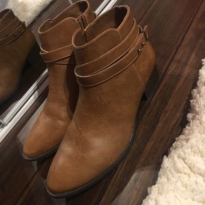Brown booties