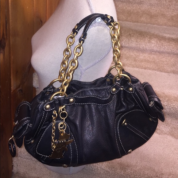 Juicy Couture Handbags - Juicy Couture Black Leather Hobo Handbag