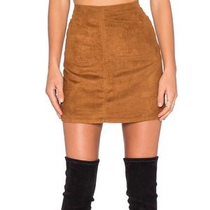 Sanctuary Faux Suede Skirt