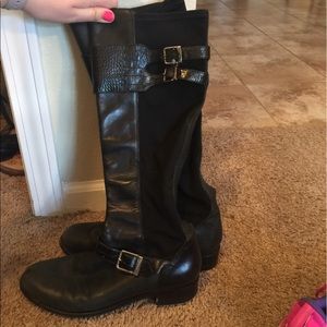 Cole Haan Black Riding Boots