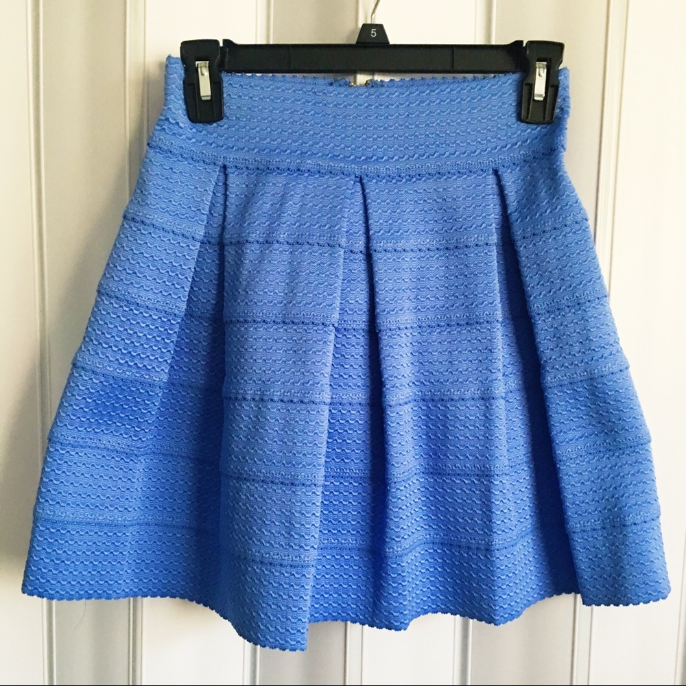 Blue A-Line Skirt