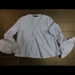 Zara gingham top