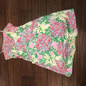 LILLY PULITZER sz 6 strapless dress
