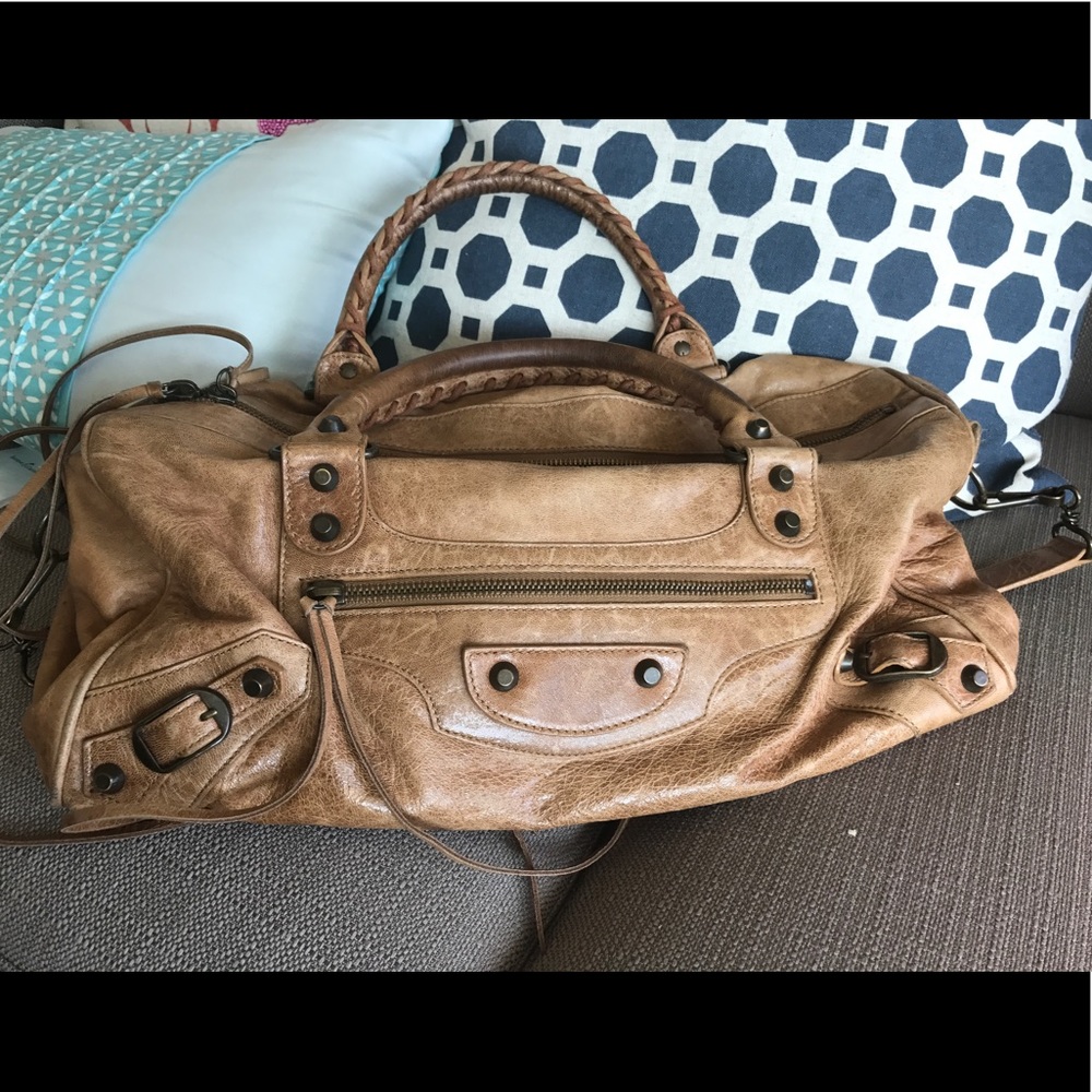 Balenciaga twiggy moto bag