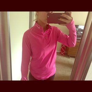Bright pink Nike pullover