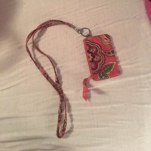 Vera Bradley money and key chain holder