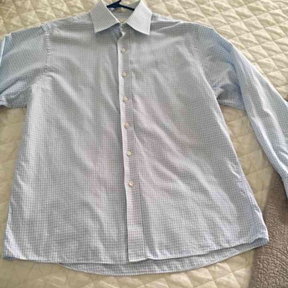 Michael Kors plaid button down size Large