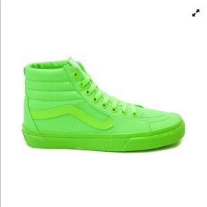 Neon green vans! Brand new!
