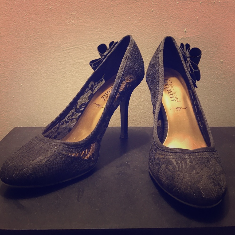 Lace Pump Heels