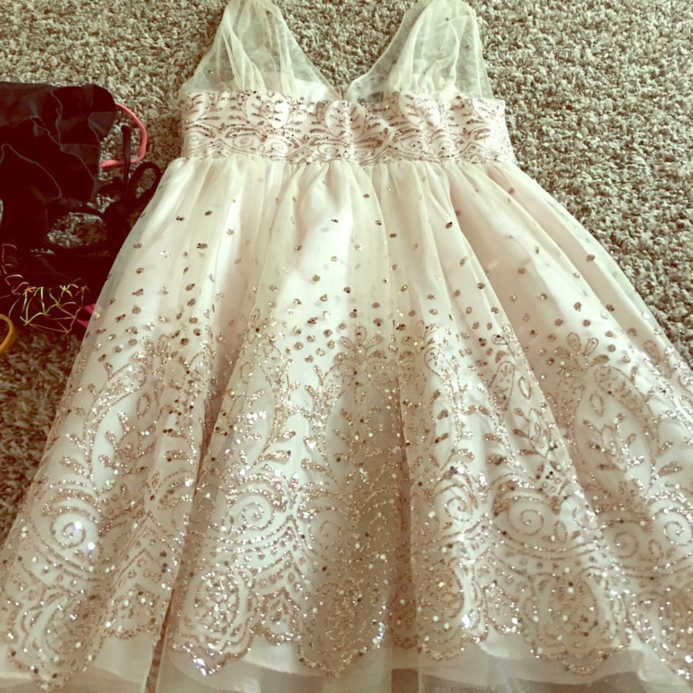 Pink sparkle dress