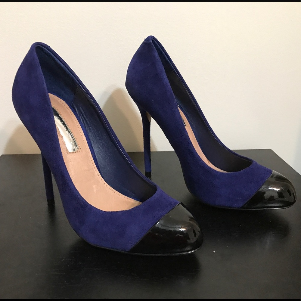 Color block heels