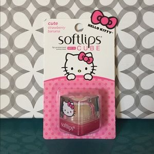 Hello Kitty x Softlips Strawberry Banana Lip Cube