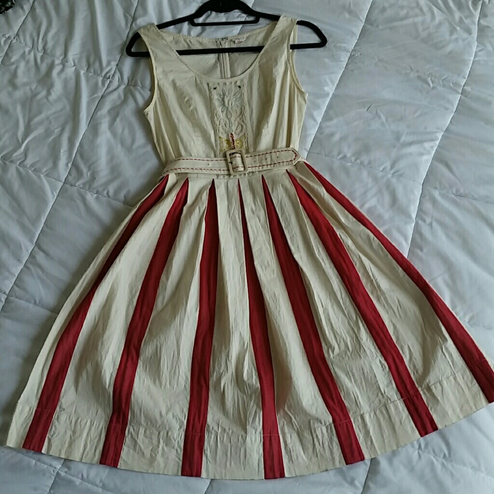 Anthropologie vintage-style 50s dress