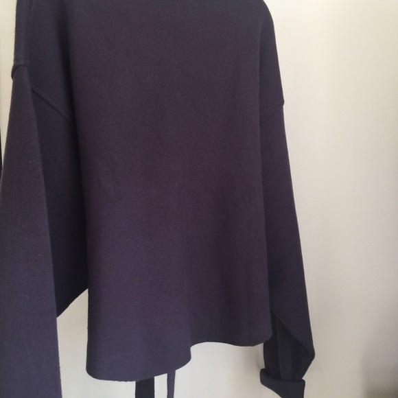 Knit Sweater with Front Tie - Picture 3 of 5