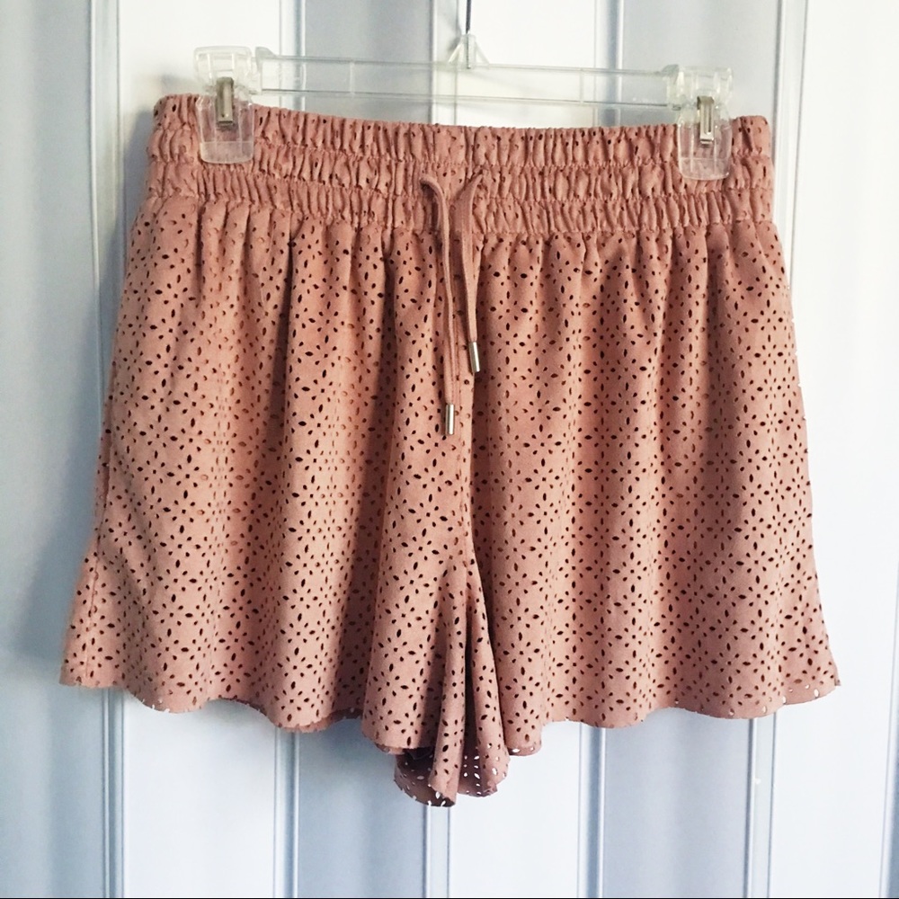 ZARA dusty rose shorts