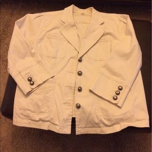 White/off white CATO jacket size 18/20W