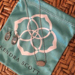Kendra Scott necklace with earrings